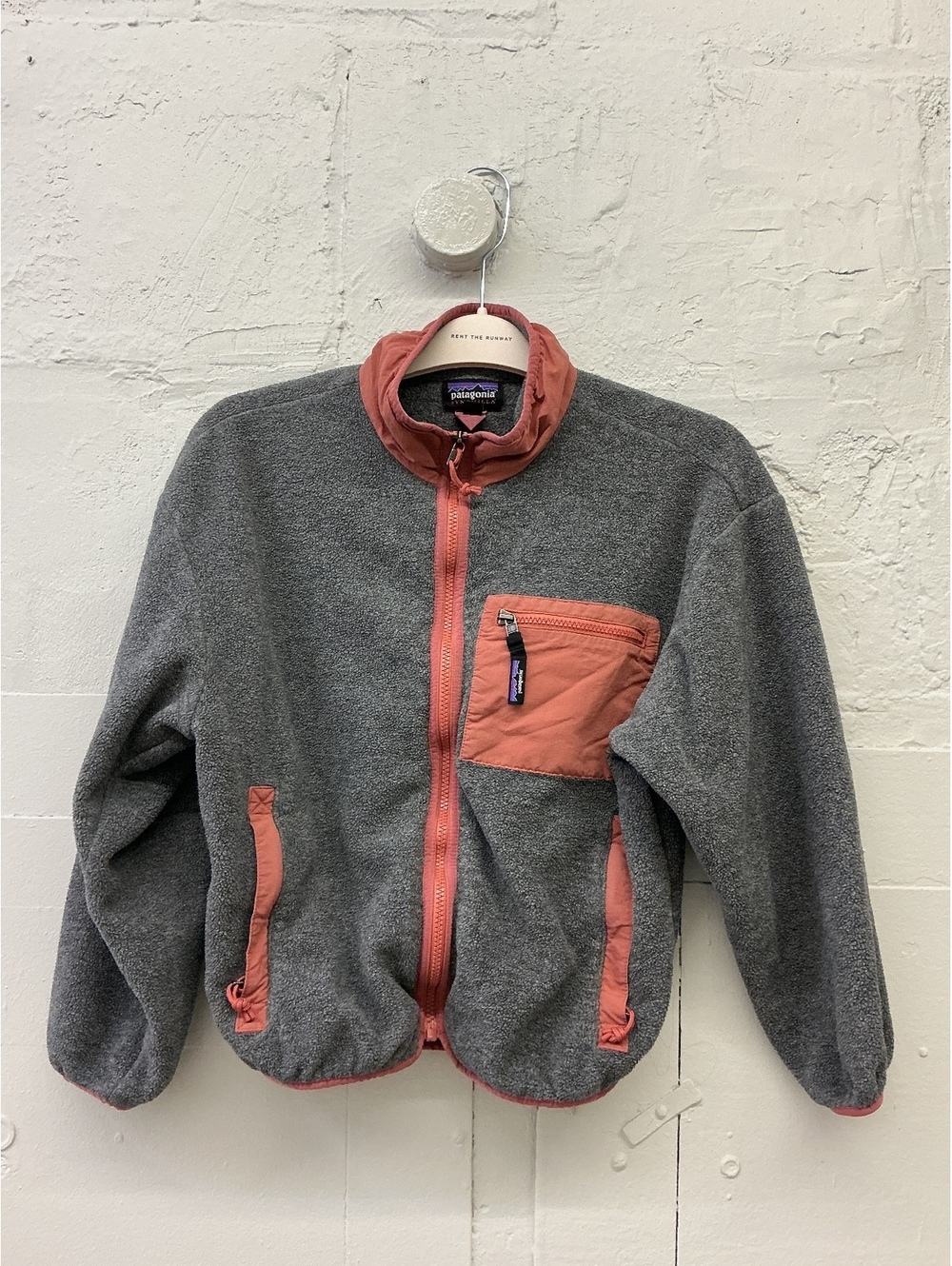 Patagonia Synchilla Nickel w/ Burl red Fleece Jacket
